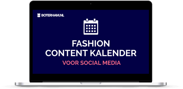 Fashion Content Kalender laptop