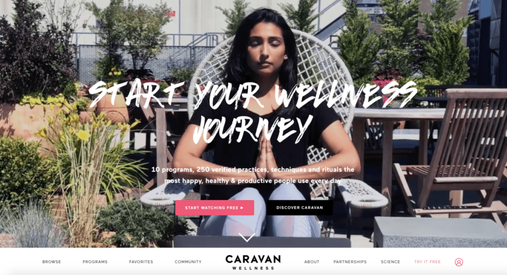 Caravan Welness - homepage