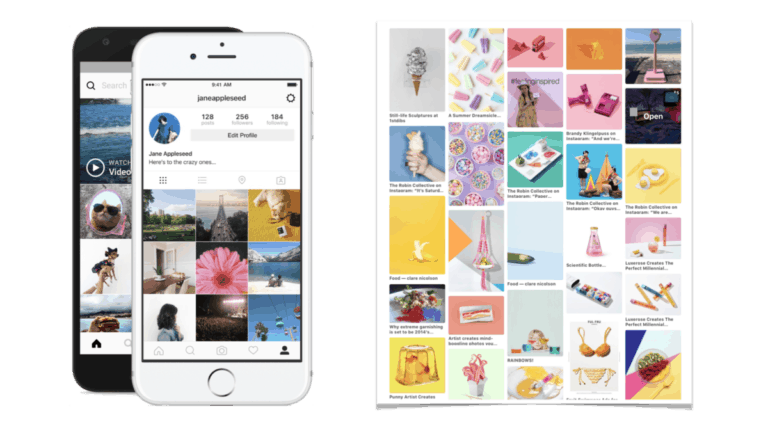 Instagram Pinterest visueel social media platform