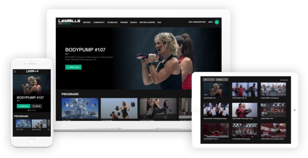 les mills on demand mockups